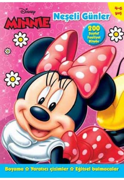 Disney Minnie Neşeli Günler - 200 Sayfa Faaliyet Kitabı