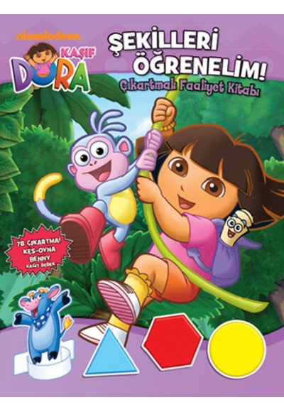 Dora Şekilleri Öğrenelim - Çıkartmalı Faaliyet Kitabı