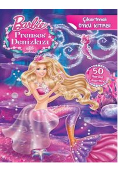 Barbie Prenses Deniz Kızı Çıkartmalı Öykü Kitabı