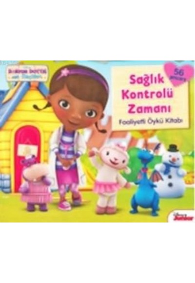 Disney Doktor Dottie ve İlaçları Sağlık Kontrolü Zamanı Faaliyetli Öykü Kitabı