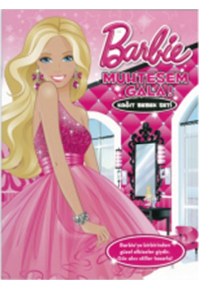 Barbie Kağıt Bebek Seti Muhteşem Gala