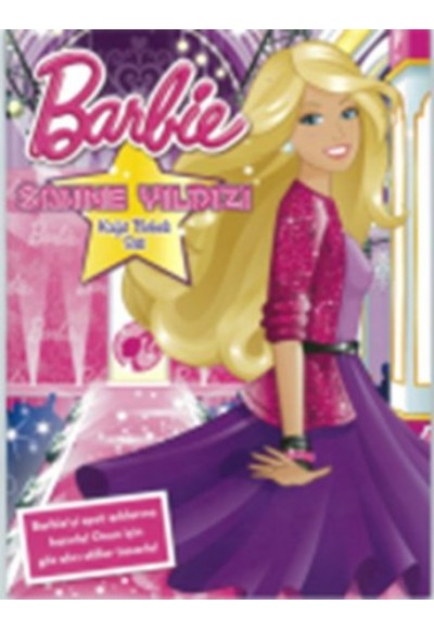 Barbie Sahne Yıldızı Kağıt Bebek Seti