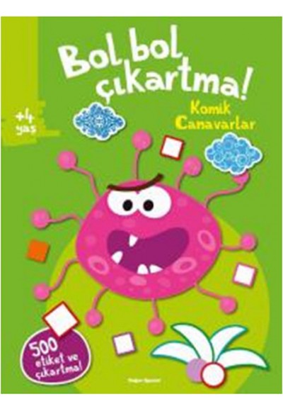 Bol Bol Çıkartma - Komik Canavarlar