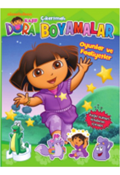 Dora Çıkartmalı Boyamalar Oyunlar ve Faaliyetler