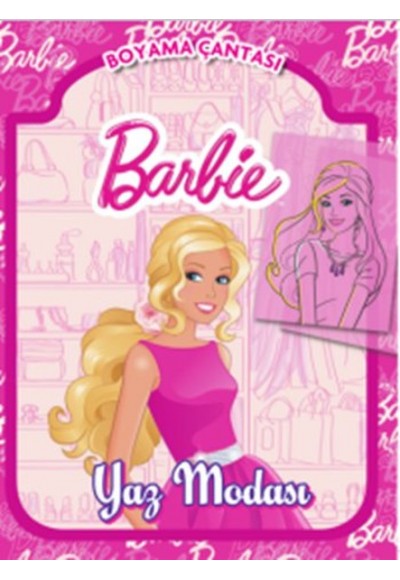 Barbie Yaz Modası Boyama Çantası