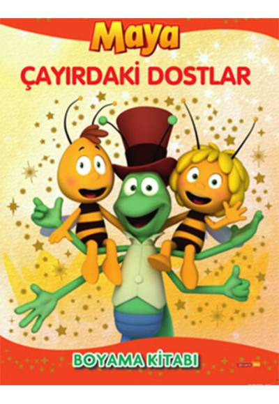 Arı Maya Çayırdaki Dostlar Boyama Kitabı