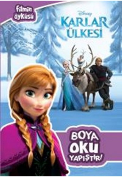 Disney Karlar Ülkesi Boya Oku Yapıştır