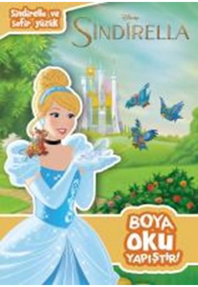 Disney Sindirella ve Safir Yüzük - Boya Oku Yapıştır