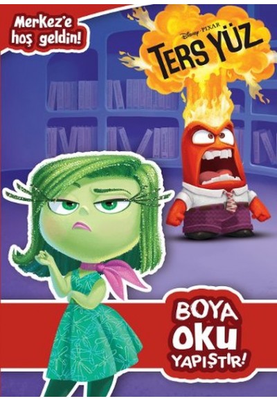 Disney - Ters Yüz - Boya Oku Yapıştır