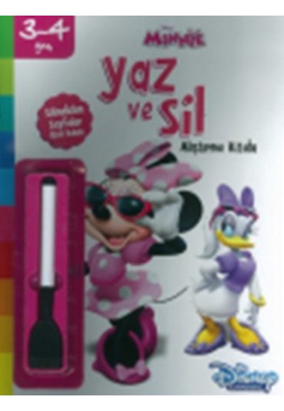 Disney 3-4 Yaş Yaz ve Sil Minnie