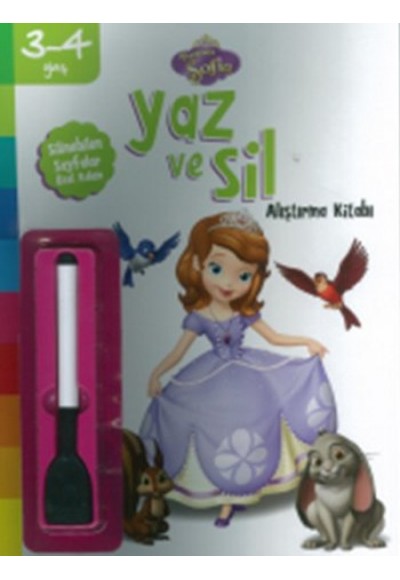 Disney 3-4 Yaş Yaz ve Sil Prenses Sofia