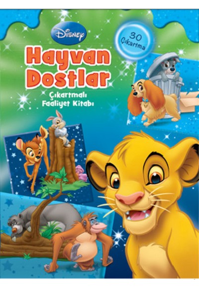 Disney Hayvan Dostlar Çıkartmalı Faaliyet Kitabı