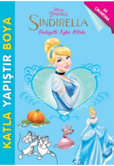 Disney Prenses Sindirella Katla Yapıştır Boya