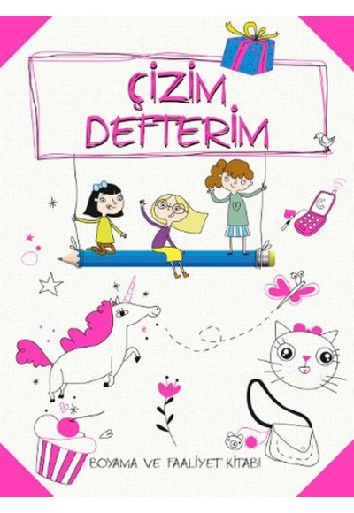Çizim Defterim / Boyama ve Faaliyet (Pembe)