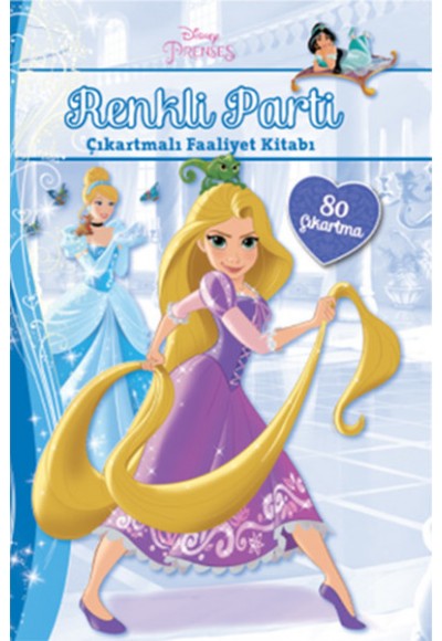 Disney Prenses Renkli Parti Çıkartmalı Faaliyet Kitabı
