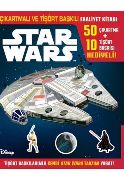 Disney Starwars - Çıkartmalı ve Tişört Baskılı Faaliyet Kitabı