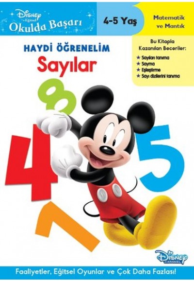 Okulda Başarı 31 - Haydi Öğrenelim Sayılar (4-5 Yaş)