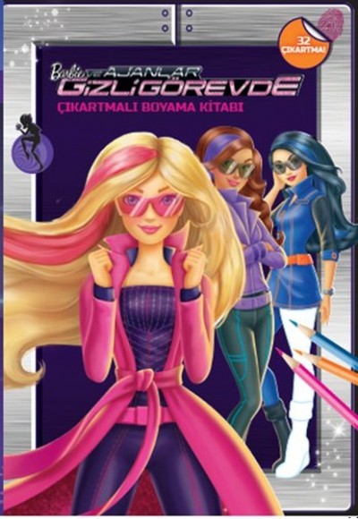 Barbie ve Gizemli Ajanlar - Çıkartmalı Boyama