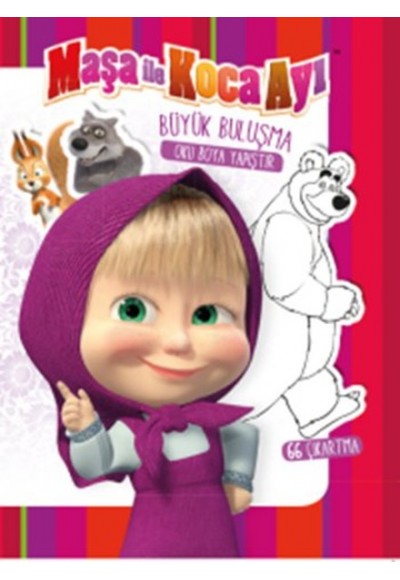 Maşa ile Koca Ayı - Büyük Buluşma Oku Boya Yapıştır