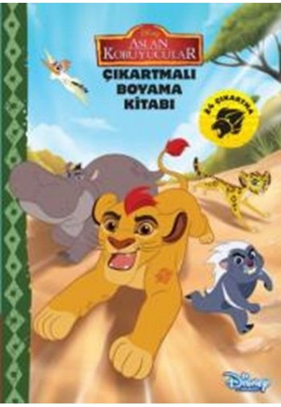 Disney Aslan Koruyucular Çıkartmalı Boyama Kitabı