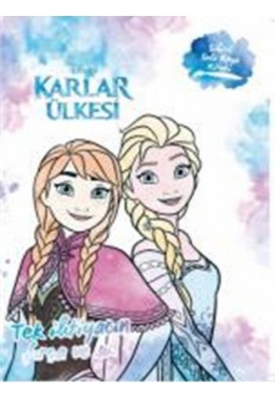 Disney Karlar Ülkesi Sihirli Sulu Boya Kitabı