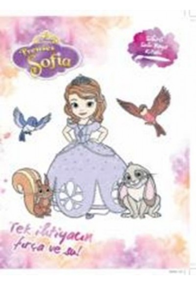Disney Prenses Sofia Sihirli Sulu Boya Kitabı