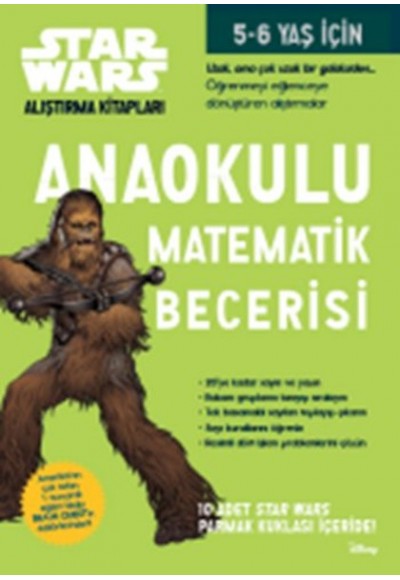 Starwars Alıştırma Kitapları - Anaokulu Matematik Becerisi