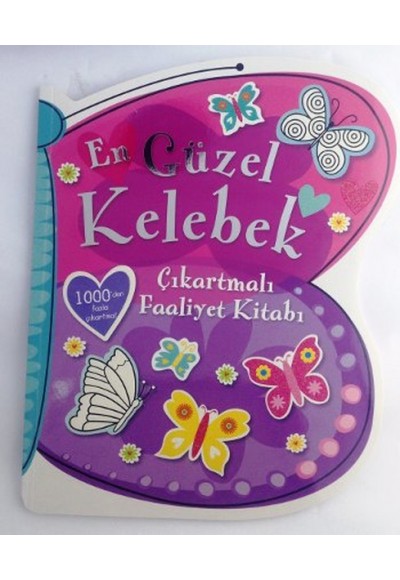 En Güzel Kelebek Çıkartmalı Faaliyet Kitabı