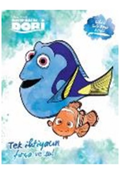 Disney Kayıp Balık Dori - Sihirli Sulu Boya Kitabı
