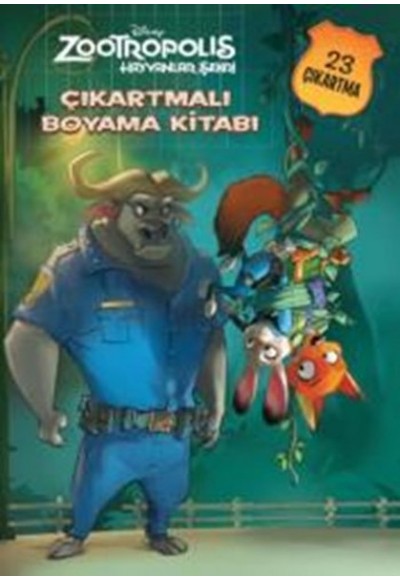 Disney Zootropolis Hayvanlar Çıkartmalı Boyama Kitabı