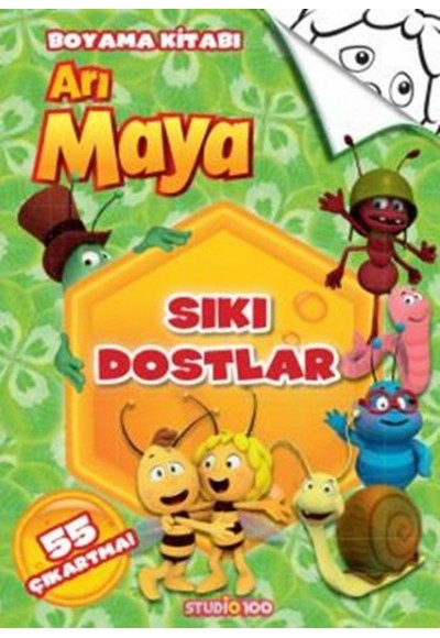 Arı Maya - Sıkı Dostlar Boyama Kitabı