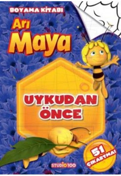 Arı Maya - Uykudan Önce Boyama Kitabı