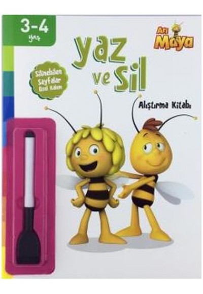 Arı Maya Yaz ve Sil Alıştırma Kitabı