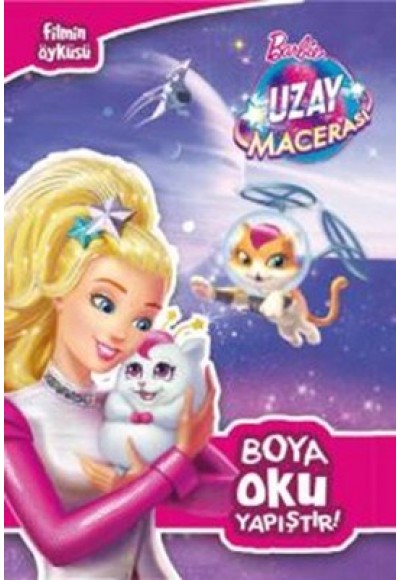 Barbie Uzay Macerası Boya Oku Yapıştır