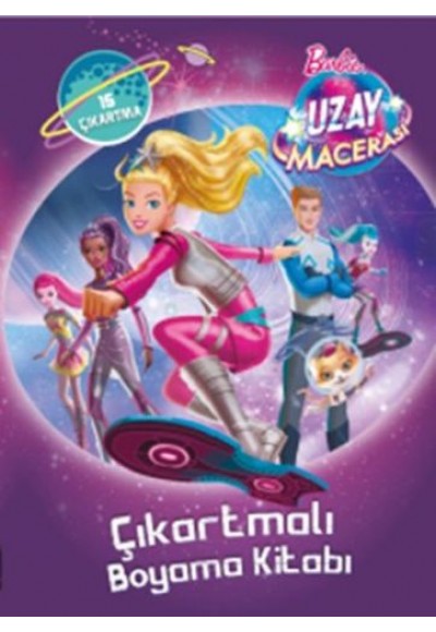Barbie Uzay Macerası Çıkartmalı Boyama