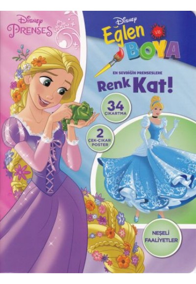 Disney Prenses Eğlen ve Boya