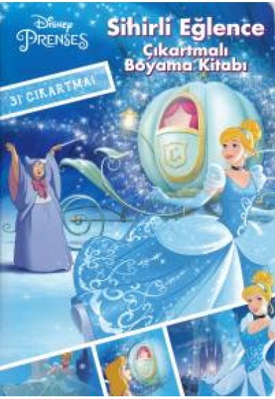Disney Prenses - Çıkartmalı Boyama Kitabı - Sihirli Eğlence