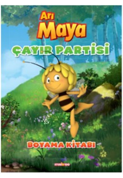 Arı Maya Çayır Partisi Boyama Kitabı