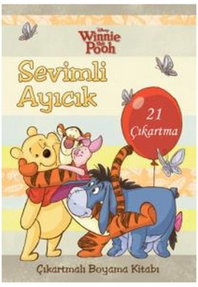 Winnie the Pooh Sevimli Ayıcık Çıkartmalı Boyama Kitabı (21 Çıkartma)