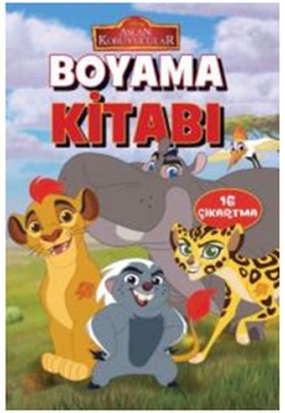 Disney Aslan Koruyucular Boyama Kitabı