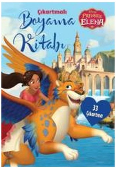 Disney Prenses Elena - Çıkartmalı Boyama Kitabı