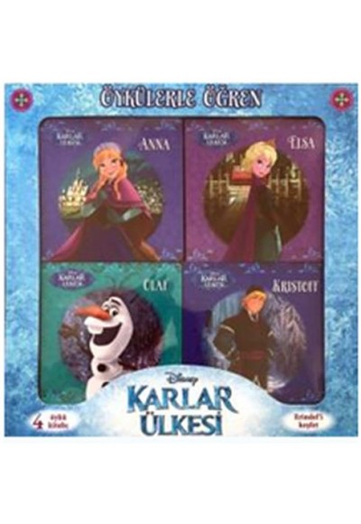Disney Karlar Ülkesi - Öykülerle Öğren (4 Kitap - Ciltli)