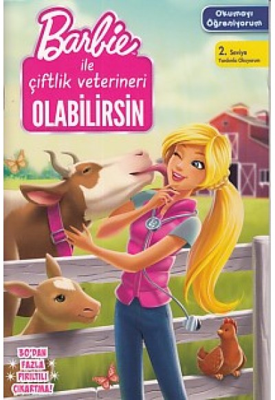 Okumayı Öğreniyorum 2. Seviye - Barbie ile Çiftlik Veterineri Olabilirsin