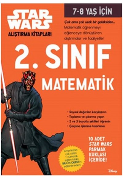 Starwars Alıştırma Kitapları 2. Sınıf Matematik (7-8 Yaş)
