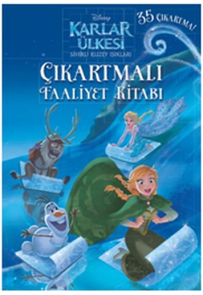 Karlar Ülkesi Sihirli Kuzey Işıkları - Çıkartmalı Faaliyet