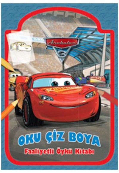 Arabalar 3 - Oku, Çiz, Boya
