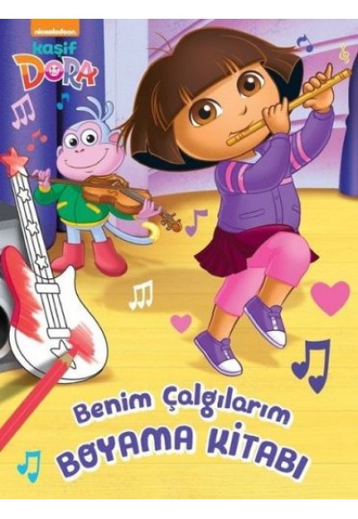 Kaşif Dora - Benim Çalgılarım Boyama Kitabı