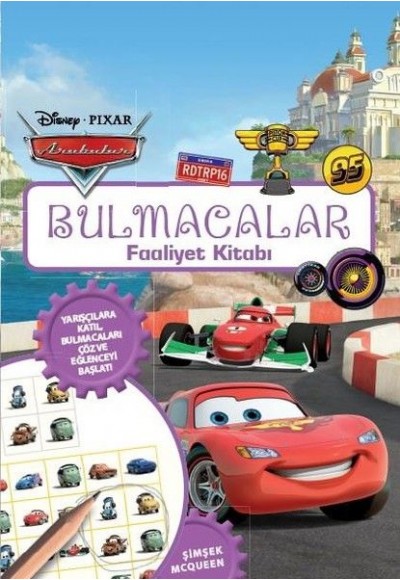 Arabalar - Bulmacalar Faaliyet Kitabı