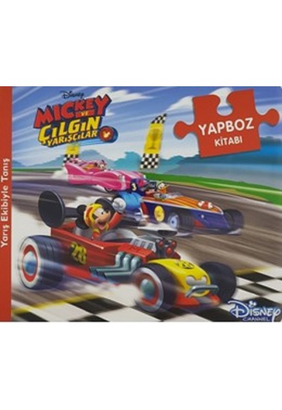 Disney Mickey Mouse ve Çılgın Yarışçılar-Yapboz Kitabı