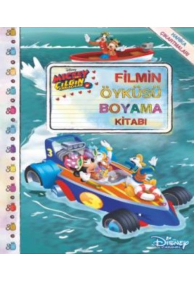 Mickey Çılgın Yarışçılar - Filmin Öyküsü Boyama Kitabı